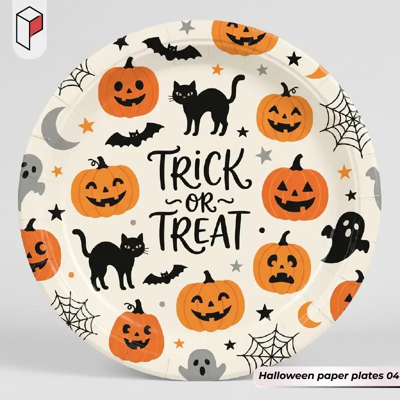 Halloween paper plates no minimum 04