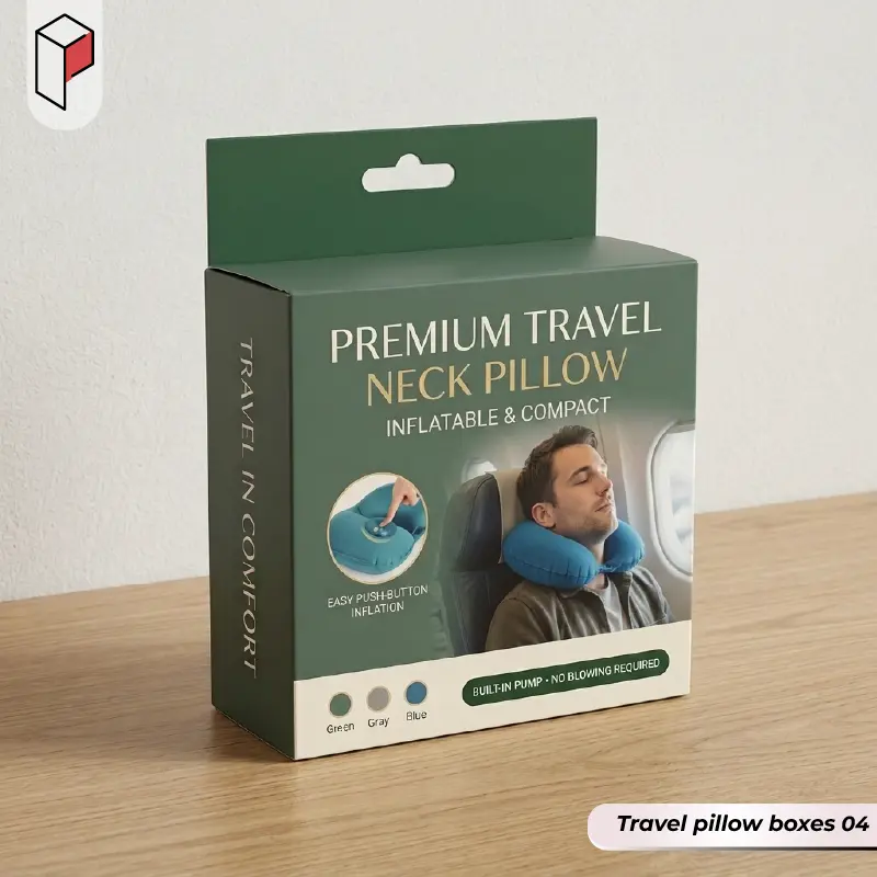 Travel pillow boxes packaging 04