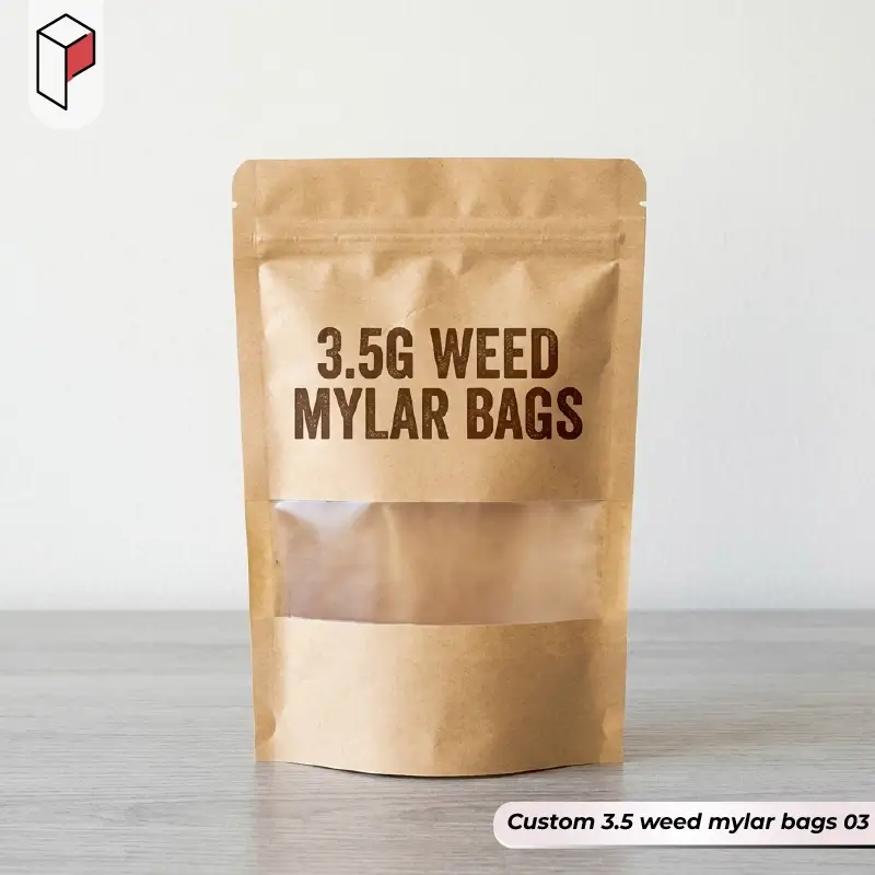 custom 3.5 weed mylar bags With Logo 03