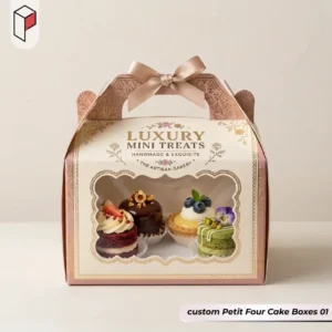 Custom Petit Four Cake Boxes