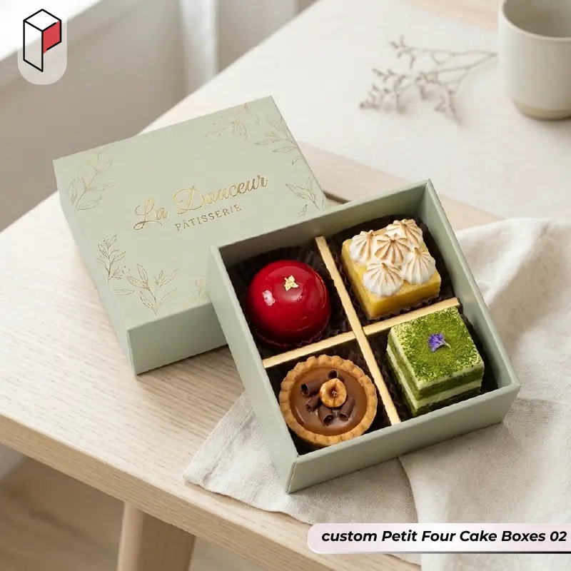 custom Petit Four Cake Boxes Wholesale 02